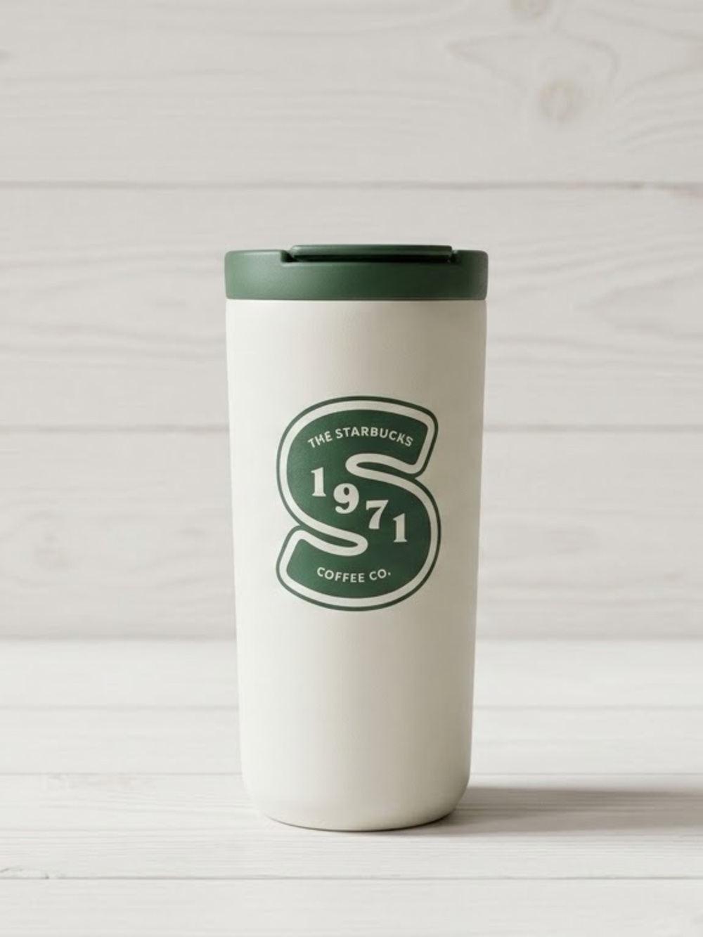Starbucks 2026 Heritage 1971 Varsity Stainless Steel Tumbler Travel Cup 12oz NWT